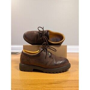 Havana Joe Panama Jack Brown Leather Oxford Shoes EUR 37 Chunky Lug Sole Spain